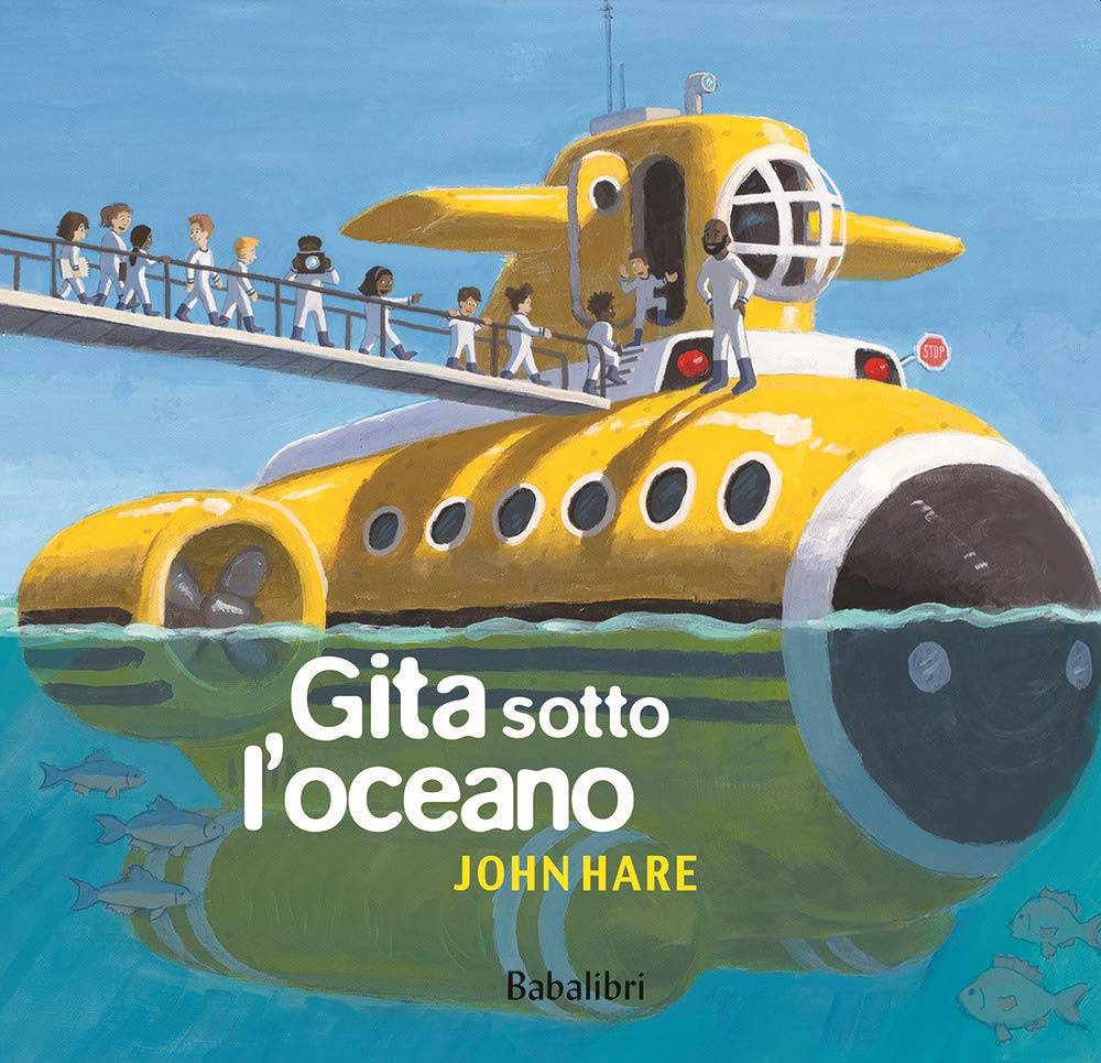 Gita sotto l'oceano, silent book per bambini dedicato all'avventura, all'esplorazione e alla scoperta del mare