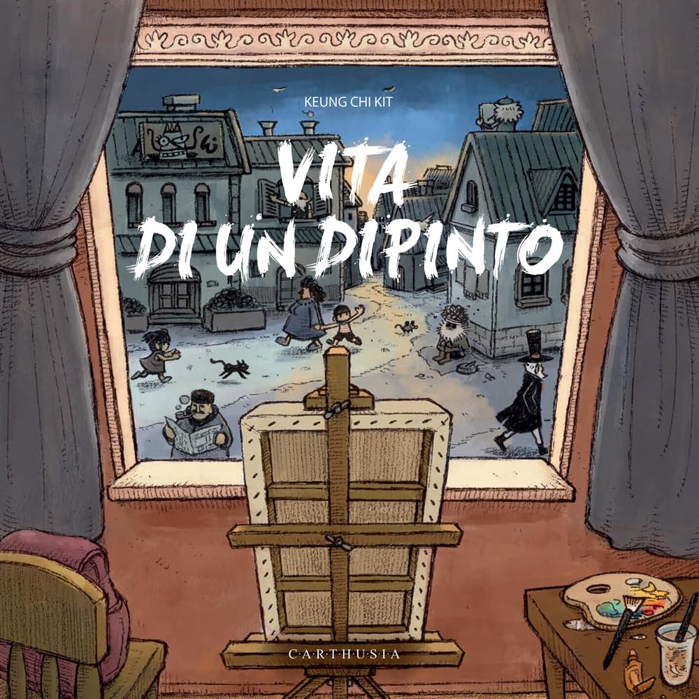 Vita di un dipinto, silent book per bambini dedicato all'arte, alla creatività e all'immaginazione